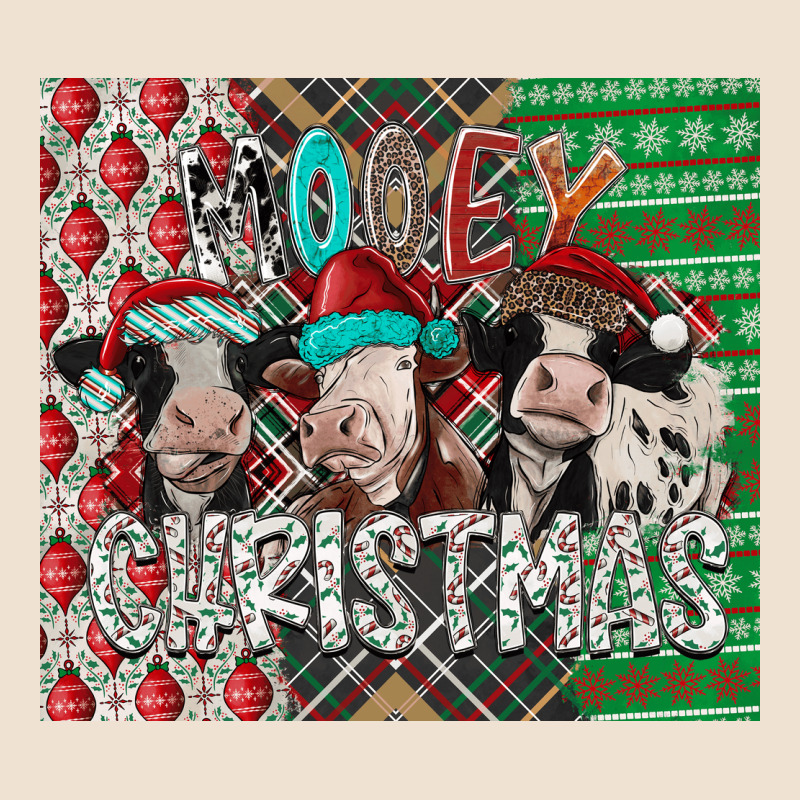 Mooey Christmas Urban Hoodie by CowhideDigitalArt | Teevron
