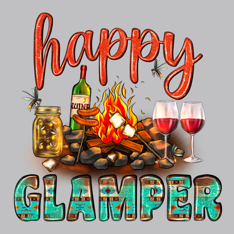 Happy Glamper Camp Classic Tee by BundleAndBundleShop | Teevron