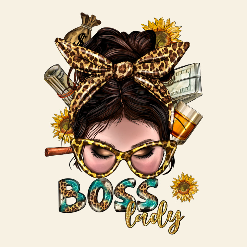 Western Messy Bun Boss Lady With Money Vintage Tee by BundleAndBundleShop | Teevron