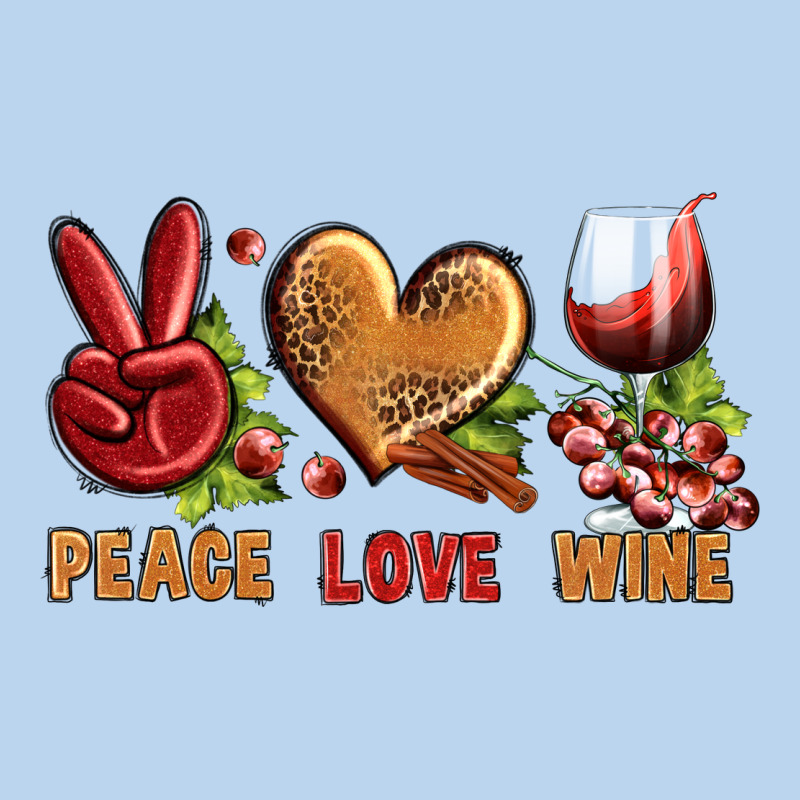 Peace Love Wine Classic Tee by BundleAndBundleShop | Teevron