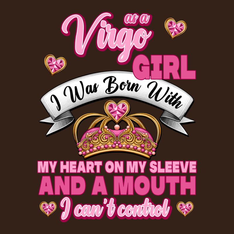 As A Virgo Girl Zodiac Girls Heavy Core Tee by Jasminsmagicworld | Teevron