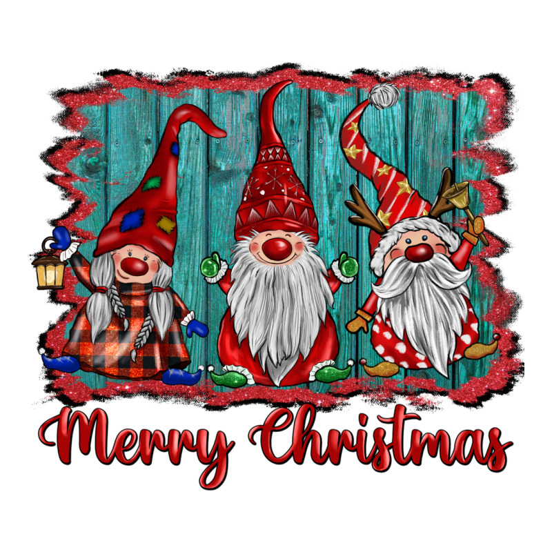 Merry Christmas Gnomes Ladies Tee by BarkalooDesign | Teevron