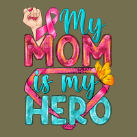 My Mom Is My Hero Breast Cancer Vintage Hoodie | Teevron