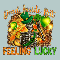Dead Inside But Feeling Lucky Heavy Core Tee | Teevron