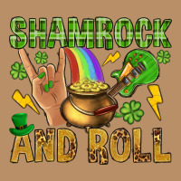 Shamrock And Roll Vintage Hoodie | Teevron