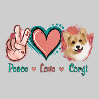 Peace Love Corgi Premium Tee | Teevron