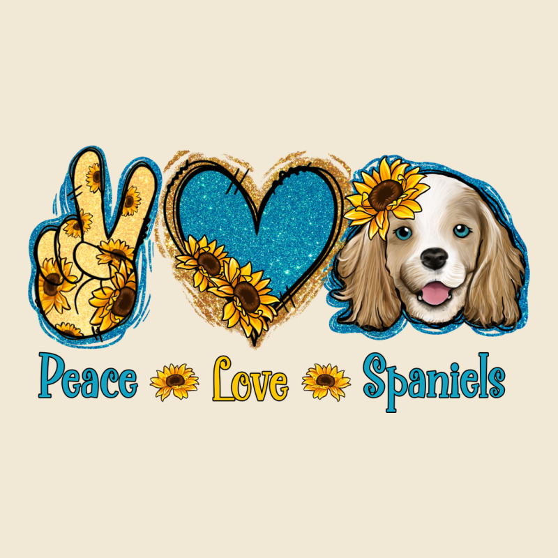 Peace Love Cocker Spaniel Premium Tee by Jasminsmagicworld | Teevron