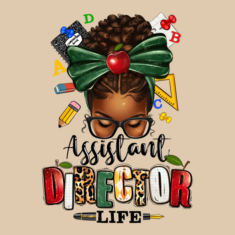 Assistant Director Life Afro Messy Bun Heavyweight Sweatshirt by texasbilliewilder | Teevron