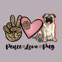 Peace Love Pug Vintage Tee | Teevron