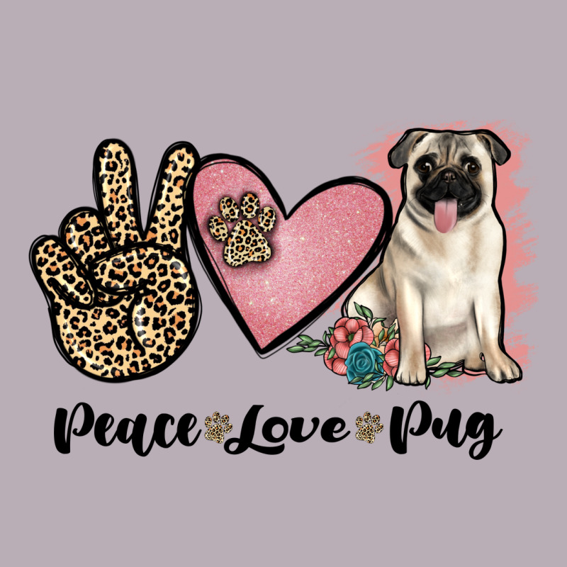 Peace Love Pug Vintage Tee by JahusDesignShop | Teevron