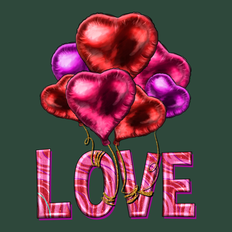 Love Heart Balloons Valentine's Day Zipper Hoodie by HowdyJamesFarm | Teevron