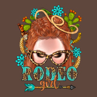Western Rodeo Girl Braid Red Hair Classic Tee | Teevron