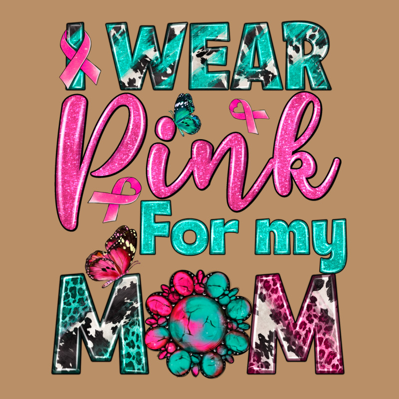 I Wear Pink For My Mom Vintage Hoodie by BundleAndBundleShop | Teevron