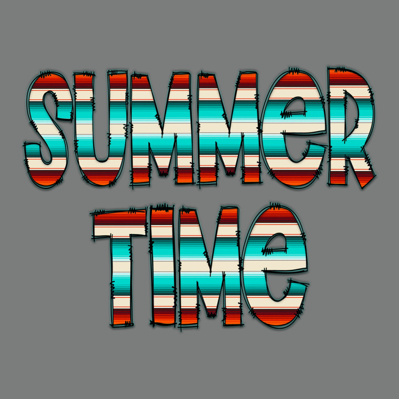 Summer Time Serape Doodle Premium Hoodie by CowCowDesign | Teevron