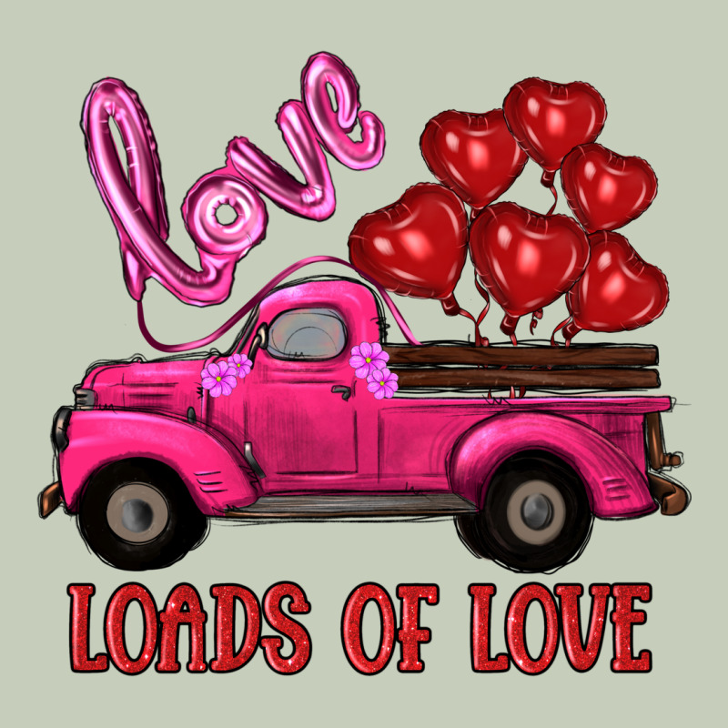 Valentine's Day Loads Of Love Turck With Balloons Long Sleeve Tee by RanaPortraitStore | Teevron