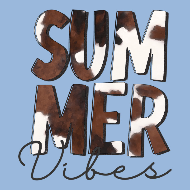 Summer Vibes Brown White Cowhide Premium Hoodie by CowCowDesign | Teevron
