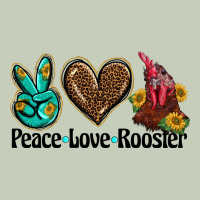 Peace Love Rooster Ladies Tee | Teevron