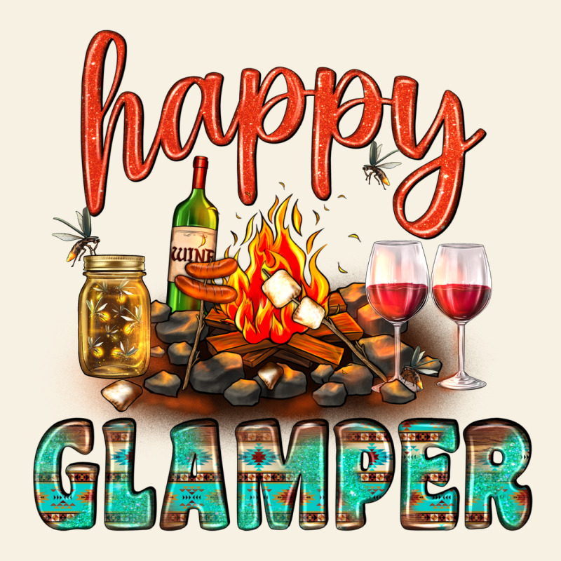 Happy Glamper Camp Vintage Tee by BundleAndBundleShop | Teevron