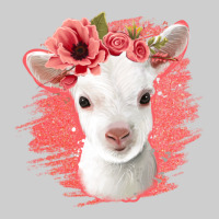 Floral Baby Goat Premium Tee | Teevron