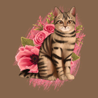 Floral Cat Premium Tee | Teevron