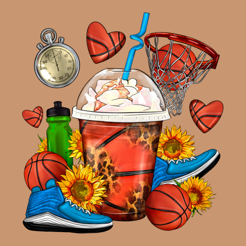 Basketball Frappe Coffee Heavyweight Hoodie by FaDigitalArtStudio | Teevron