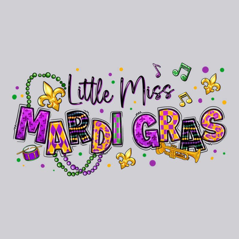 Little Miss Mardi Gras Heavyweight Sweatshirt by texasbilliewilder | Teevron