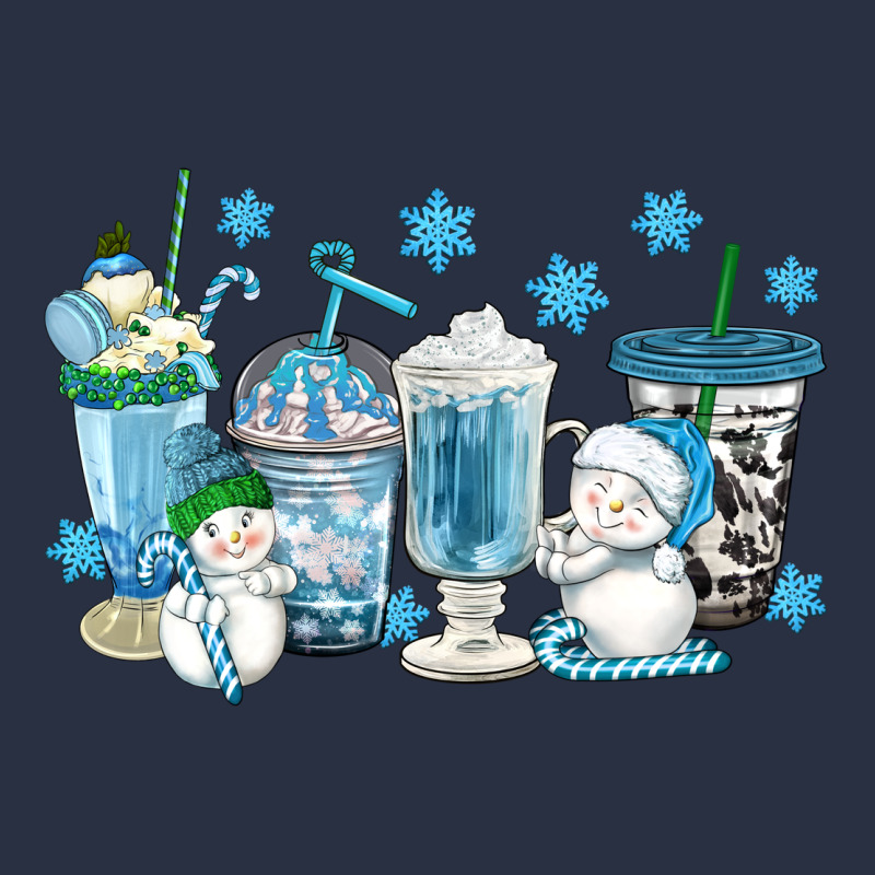Winter Snowman Coffee Cups Heavyweight Sweatshirt by texasbilliewilder | Teevron