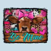Be Mine Valentine's Day Cow Ladies Tee | Teevron