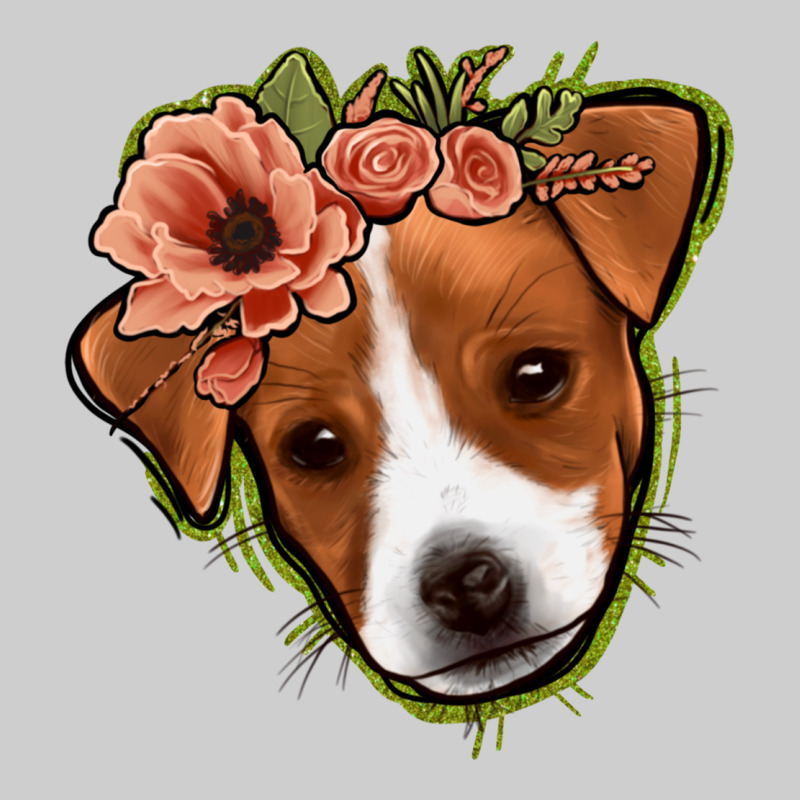 Jack Russel Floral Premium Tee by Jasminsmagicworld | Teevron