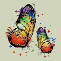 Rainbow Butterfly Pride Heavyweight Hoodie | Teevron