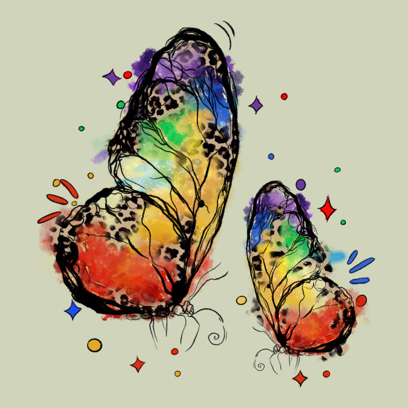 Rainbow Butterfly Pride Heavyweight Hoodie by FaDigitalArtStudio | Teevron