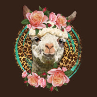 Western Llama And Roses Heavy Core Tee | Teevron