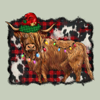 Christmas Highland Cow Ladies Tee | Teevron