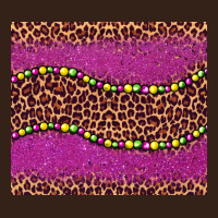 Mardi Gras  Leopard Pink Glitter Bead Heavy Core Tee | Teevron