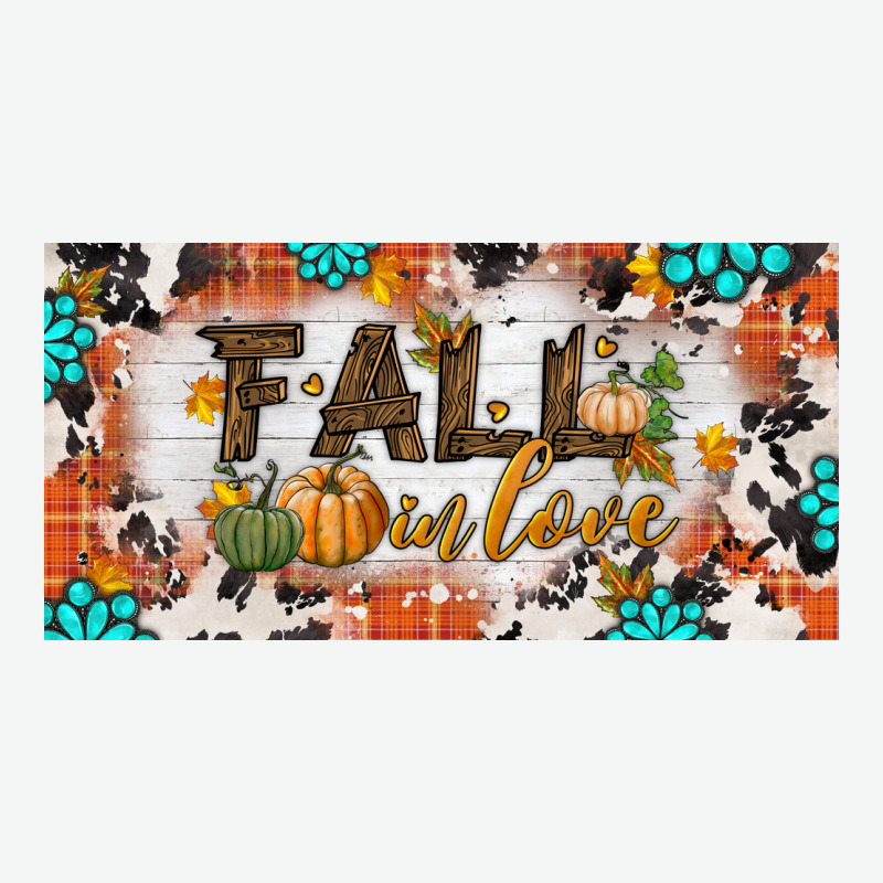 Fall In Love License Plate Urban Heavy Tee by BundleAndBundleShop | Teevron