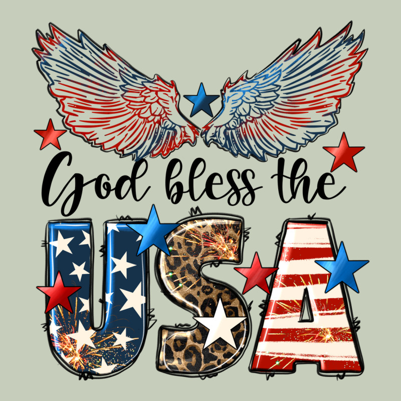 Western God Bless The Usa Ladies Tee by LillyAllenDesigns | Teevron