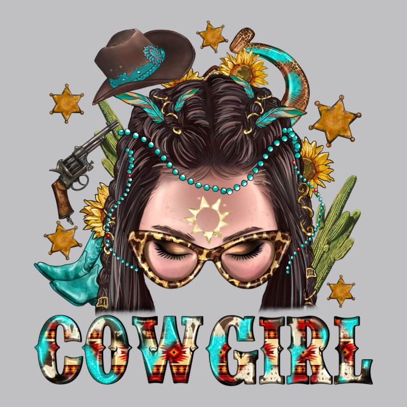 Western Cowgirl Braid Hair Classic Tee by BundleAndBundleShop | Teevron