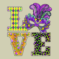 Mardi Gras Love Mask Heavy Core Tee | Teevron