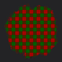 Christmas Tartan Patch Vintage Tee | Teevron