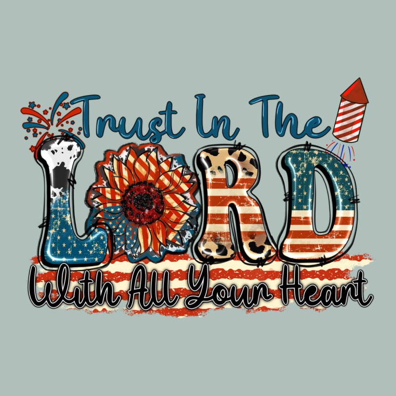 Trust In The Lord With All Your Heart Heavyweight Hoodie by FaDigitalArtStudio | Teevron