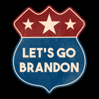 Let's Go Brandon Shield Patch Ladies Tee | Teevron