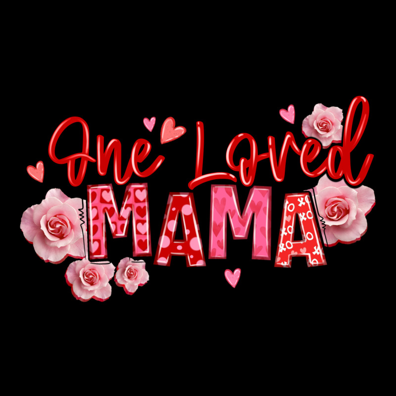 One Loved Mama Valentine's Day Heavyweight Sweatshirt by texasbilliewilder | Teevron
