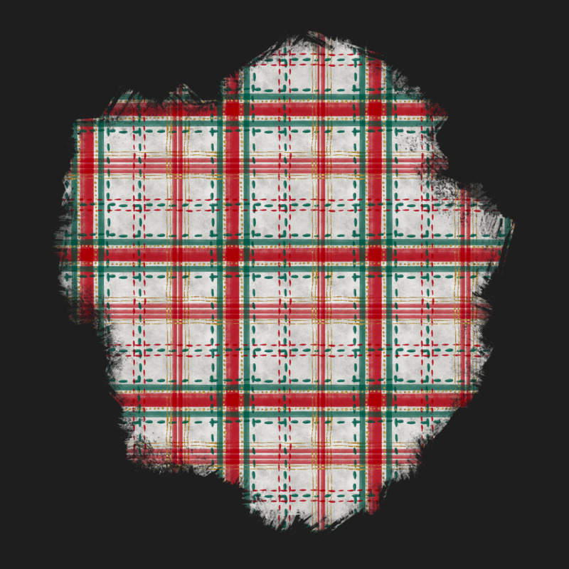 Christmas Tartan Patch Classic Tee by BundleAndBundleShop | Teevron