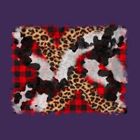 Cowhide Buffalo Plaid Leopad Background Premium Hoodie | Teevron
