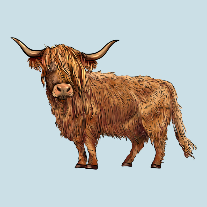 Highland Cow Ladies Tee by BarkalooDesign | Teevron