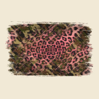 Camouflage Pink Leopard Background Premium Tee | Teevron