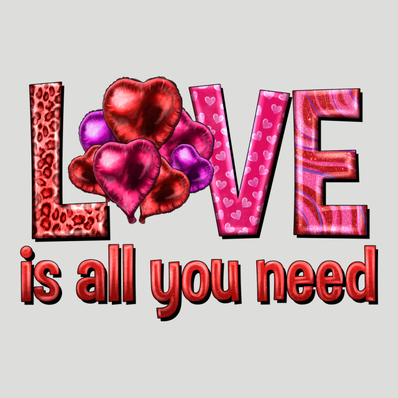 Love Is All You Need Valentine's Day Zipper Hoodie by HowdyJamesFarm | Teevron