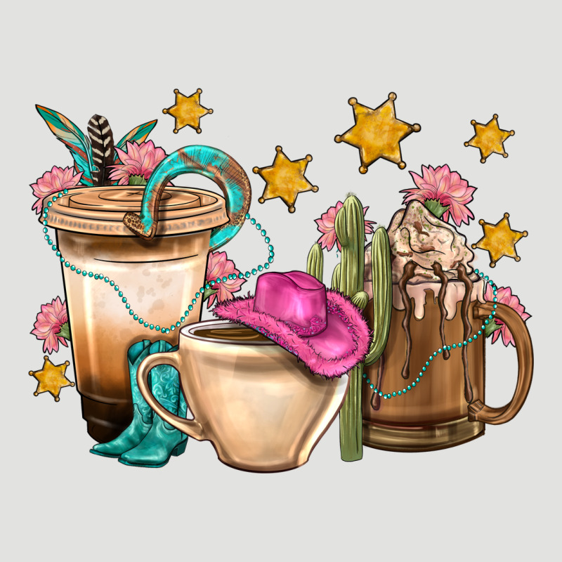 Western Cowgirl Coffee Cup Bbs Classic Tee by BundleAndBundleShop | Teevron