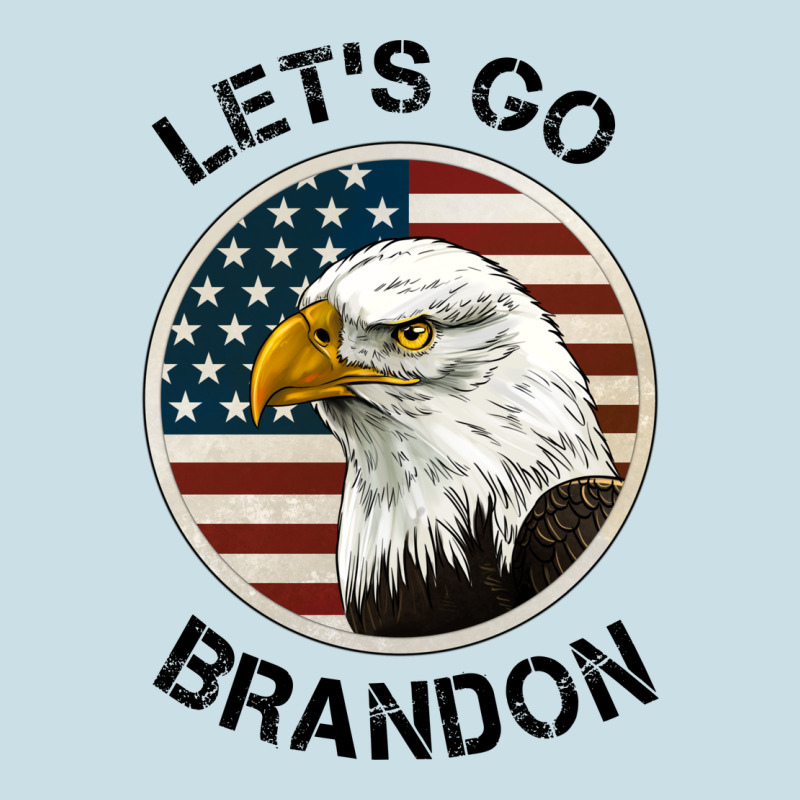 Lets Go Brandon American Bald Eagle Ladies Tee by Jasminsmagicworld | Teevron