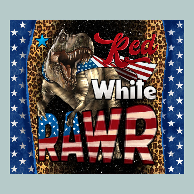 Red White Rawr Dinosaur T-rex Heavy Core Tee by LillyAllenDesigns | Teevron